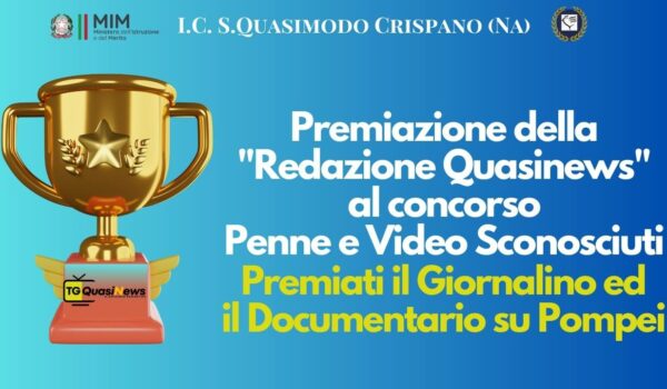 Premiazione de Il quasinews al concorso penne e video sconosciuti